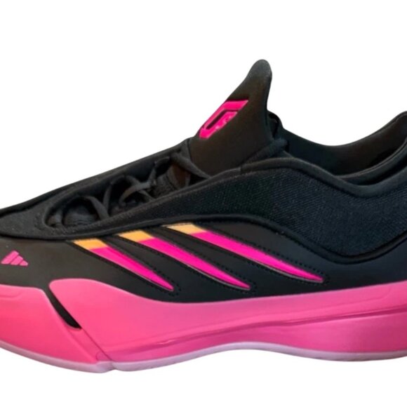 Adidas Dame 9 Miami Heat Vice Sz 11.5 Men Basketball Shoes Pink Black JQ7654 NEW